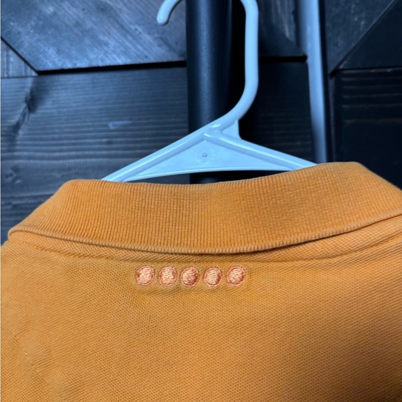 Coogi Polo Shirt Mens XXXL Orange Embroidered Logo Hip Hop Streetwear VTG - Picture 5 of 6